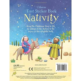 First Sticker Book Nativity - Usborn