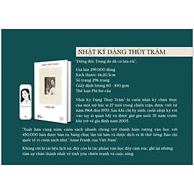 (Ấn bản đặc biệt kỷ niệm 20 năm Nhã Nam) Nhật Ký Đặng Thuỳ Trâm - Đặng Thuỳ Trâm – Nhã Nam - Đặng Thùy Trâm