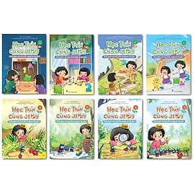 Combo Học Toán Cùng Jenny - Sách Dành Cho Học Sinh Chuẩn Bị Vào Lớp 1 (8 Cuốn) - Kim Hye-Jin