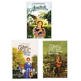 Combo 3 cuốn Anne Tóc Đỏ Dưới Chái Nhà Xanh+Anne Tóc Đỏ Dưới Mái Nhà Bạch Dương+ Anne Tóc Đỏ Và Ngôi Nhà Mơ Ước( Tặng kèm bookmark Happy Life) - An