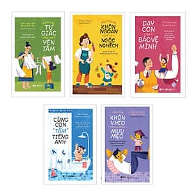 Combo Phụ Huynh 4.0 (Con Cái Tự Giác Cha Mẹ Yên Tâm + Dạy Con Tự Bảo Vệ Mình + Phụ Huynh Khôn Ngoan Giả Vờ Ngốc Nghếch + Cha Mẹ Khôn Khéo Không Thiếu Mưu Mẹo + Cùng Con "Tắm'' Tiếng Anh) - Minh