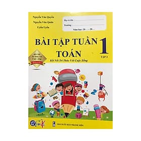 Bài tập tuần toán lớp 1 tập 2 ( Kết nối tri thức với cuộc sống ) - Trí