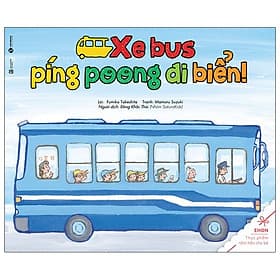 Ehon - Thực Phẩm Tâm Hồn Cho Bé - Xe Bus Píng Poong Đi Biển - Di Di