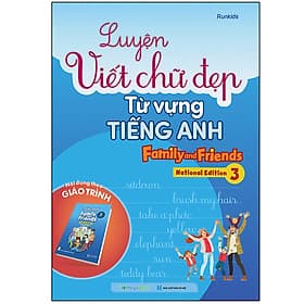 Sách Luyện viết chữ đẹp từ vựng Tiếng Anh Family and Friends - National Edition 3