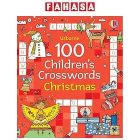 Sách ngoại văn: 100 Children's Crosswords - Christmas - Usborn