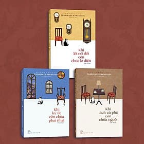 (Combo 3 cuốn) KHI KÝ ỨC CÒN CHƯA PHAI NHẠT; KHI LỜI NÓI DỐI CÒN CHƯA LỘ DIỆN; KHI TÁCH CÀ PHÊ CÒN CHƯA NGUỘI - Toshikazu Kawaguchi – NXB Trẻ - Toshikazu Kawaguchi