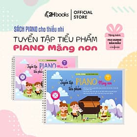 Tuyển Tập Tiểu Phẩm Piano Măng Non Phần, Combo 2 Tập 1+ 2, Tái bản 2023- 2HBooks - Hú