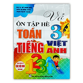Vở ôn tập hè Toán Tiếng Việt Tiếng Anh 3
