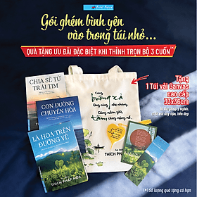 Combo Sách Thích Pháp Hòa - Chia Sẻ Từ Trái Tim & Con Đường Chuyển Hóa & Lá Hoa Trên Đường Về - Trí