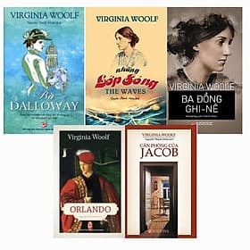 Bộ Sách Virginia Woolf (Ba Đồng Ghi-nê + Những Lớp Sóng + Bà Dalloway + Orlando + Căn Phòng Của Jacob) - 