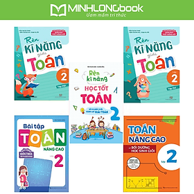 Sách: Combo 5 Cuốn: Toán Nâng Cao Lớp 2 + Rèn Kĩ Năng Học Tốt Và Giải Toán Toán Lớp 2 - Minh Minh