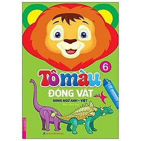 Tô Màu Động Vật - Tập 6 (Song Ngữ Anh - Việt) - Việt Anh
