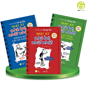 Combo tập 1-3 Nhật Ký Chú Bé Nhút Nhát bản Song Ngữ - Diary Of A Wimpy Kid - Truyện song ngữ dành cho thiếu nhi có note từ vựng, tặng kèm file nghe
