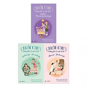 Combo nuôi con không phải cuộc chiến ( Tái bản 2019 ) quyển 1,2,3 ( trọn bộ 3 cuốn ) Tặng kèm 3 bookmark như hình ngẫu nhiên - Nhiên Hà