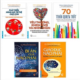 Bộ sách 5 cuốn Bí Quyết Nuôi Dạy Con Theo Phương Pháp Shichida - Phương Phương