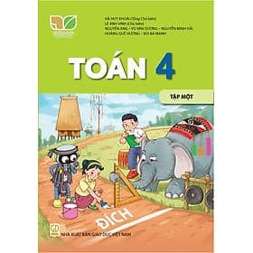 Sách giáo khoa Toán 4- tập một- Kết Nối Tri Thức Với Cuộc Sống (Kèm Nilon bọc Sách) - Tri Thức