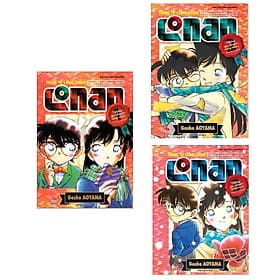 Combo 3 cuốn truyện Thám Tử Lừng Danh Conan - Tuyển Tập Đặc Biệt: Những Câu Chuyện Lãng Mạn - Tập 1 + Tập 2 + Tập 3 ( Tặng kèm Poscard Happy Life) - Kim Đồng