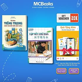 Tự Học Tiếng Trung + Tập Viết Chữ Hán Phiên Bản Mới - Combo 2 Cuốn - MCBooks