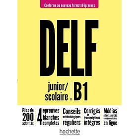 Sách học tiếng Pháp DELF JUNIOR/SCOLAIRE - NOUVEAU FORMAT D'EPREUVES (B1)