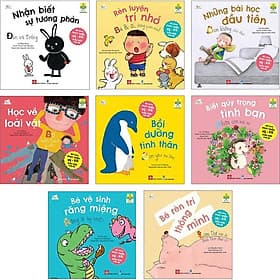 Combo 8 Cuốn: Bộ Sách Phát Triển IQ - EQ Đầu Đời Cho Bé - Trí