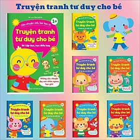 Truyện Tranh Tư Duy Cho Bé - Bé tập đọc, học điều hay- Bộ 8 cuốn - Việt Hà