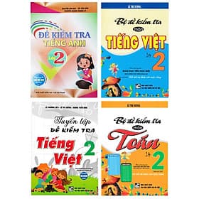 Combo Đề Kiểm Tra Toán - Tiếng Việt - Tiếng Anh Lớp 2