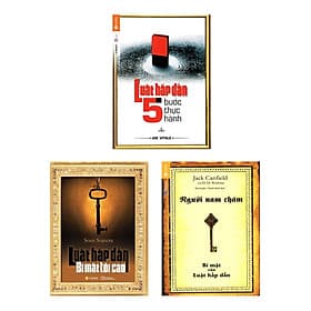 Combo 3 cuốn: Người Nam Châm - Bí Mật Của Luật Hấp Dẫn + Luật Hấp Dẫn - 5 Bước Thực Hành + Luật Hấp Dẫn Bí Mật Tối Cao ( Bộ sách Kinh tế hay)