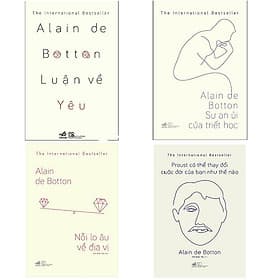 Combo Luận Về Yêu + Sự An Ủi Của Triết Học + Nỗi Lo Âu Về Địa Vị + Proust Có Thể Thay Đổi Cuộc Đời Của Bạn Như Thế Nào - Nhã Nam