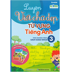 Sách Luyện viết chữ đẹp từ vựng tiếng Anh - theo chương trình Sách giáo khoa 3 (MG) - An Vi