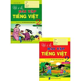 Vở Ô Li Bài Tập Tiếng Việt Lớp 2 - Combo 2 Cuốn - Bám Sát SGK Kết Nối Tri Thức Với Cuộc Sống - Hồng Ân - An Vi