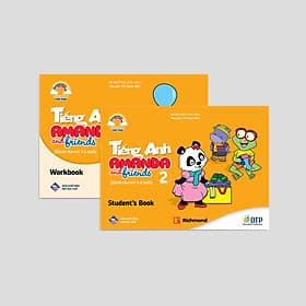 Bộ sản phẩm Tiếng Anh Amanda and Friends 2 - Student's book & Workbook (sách bài học và bài tập) - ED