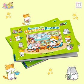Sách Tô Màu - Chuyện Của Mèo Cam Và Hamster - Minh Thắng