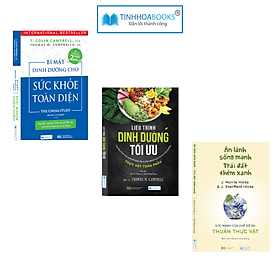 Combo 3 cuốn: Sách Sức Khoẻ Toàn Diện + Dinh Dưỡng Tối Ưu + Ăn Lành Sống Mạnh - An Lan