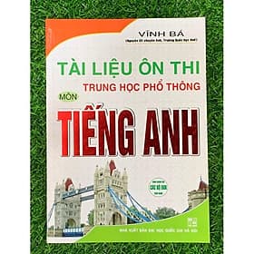 Tài Liệu Ôn Thi Trung Học Phổ Thông Môn Tiếng Anh (Vĩnh Bá) (HA-mk1) - Vĩnh Thông