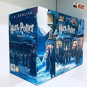 Boxset phiên bản đặc biệt (Trọn Bộ 7 Tập) HARRY POTTER bìa mới đẹp long lanh ghép thành lâu đài phép thuật Hogwarts – NXB Trẻ - Làn