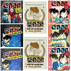 Combo Trọn Bộ CONAN ĐẶC SẮC: Conan và Tổ chức Áo Đen (Tập 1, 2) + Conan Tuyển Tập Đặc Biệt - FBI Selection + Conan Tuyển Tập Fan Bình Chọn (Tập 1, 2) + Conan Những Câu Chuyện Lãng Mạn (Tập 1,2,3) - Bộ 8 Cuốn/ Tặng Kèm Postcard Green Life - Kim Đồng