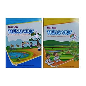 Combo Bài tập tiếng việt lớp 1 (tập 1+tập 2) - theo chương trình giáo dục phổ thông 2018 - An Vi
