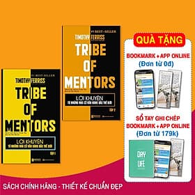 BIZBOOKS - Bộ 2 Cuốn Sách Lời Khuyên Từ Những Nhà Cố Vấn Hàng Đầu Thế Giới – Tribe Of Mentor (Tập 1 + Tập 2)– MinhAnBooks - Nha Nha