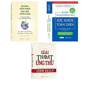 Combo sách: Ăn lành sống mạnh Trái đất thêm xanh + Bí mật dinh dưỡng cho sức khỏe toàn diện (TB) + Giải Thoát Ung Thư - Hành Trình Của Bác Sĩ John Kelly - An Lan