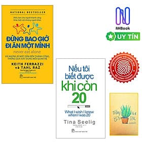 Combo Nếu Tôi Biết Được Khi Còn 20 và Đừng Bao Giờ Đi Ăn Một Mình - Minh Minh