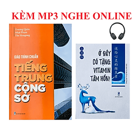 Sách -Combo:Giáo trình chuẩn Tiếng Trung công sở có mp3 nghe+Ở đây có tặng vitamin tâm hồn+KÈM MP3 NGHE ONLINE - Lâm Tú