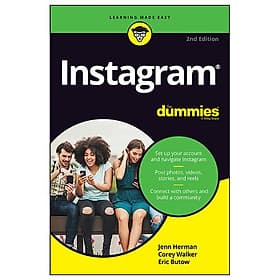 Sách ngoại văn: Instagram For Dummies 2nd Edition - ED