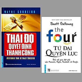 Combo 2 cuốn sách kĩ năng sống : Tứ Đại Quyền Lực + Thái Độ Quyết Định Thành Công - Thái Vi