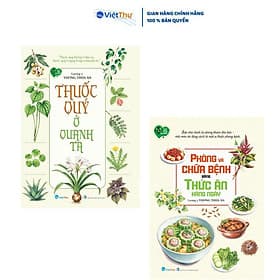 Combo 2 quyển: phòng và chữa bệnh bằng thức ăn hàng ngày, thuốc quý ở quanh ta - lương y vương thừa Ân - VT - Quý Somsen