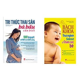 Combo sách Bách Khoa Thai Nghén, Sinh Nở Và Chăm Sóc Bé + Tri Thức Cho Một Thai Kì Khoẻ Mạnh - Minh Minh