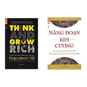 Combo sách Nghĩ giàu làm giàu và năng đoạn kim cương tặng 1 cuốn sổ tay VDT - Do