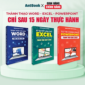 Sách Word - Excel - Powerpoint Bộ 3 Cuốn Tin Học Văn Phòng Từ Cơ Bản Đến Nâng Cao Có Kèm Video Hướng Dẫn + File Thực Hành, Tặng Kèm Sách 39 Thủ Thuật - Thu