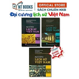 Combo Đại Cương Lịch Sử Việt Nam Tập 1 + Tập 2 + Tập 3 - HV - Nam Việt
