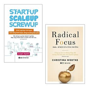 Combo Doanh Nghiệp Tăng Trưởng: Khởi Nghiệp Tinh Gọn, Mở Rộng Linh Hoạt Tăng trưởng + OKRs - Bí Mật Của Tăng Trưởng