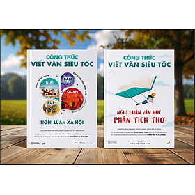 Sách công thức viết văn siêu tốc cho học sinh THCS + cuốn 101 bài văn mẫu nghị luận - Cô Phan Hồ Điệp Đậu Ngọt - Nhà xuất bản Larousse